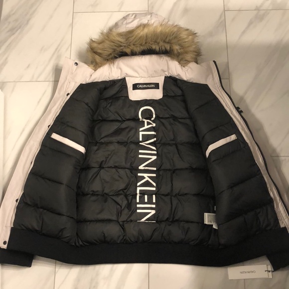 NWT Men’s Calvin Klein Winter Jacket - Picture 4 of 8